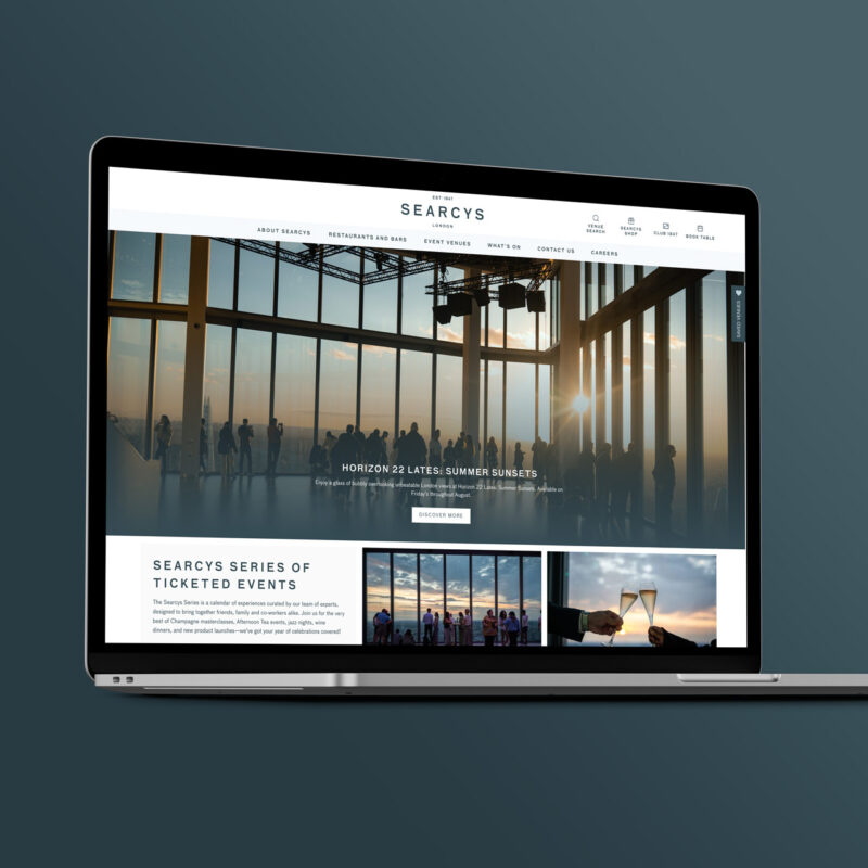 Web design and development for a fine dining establishment with an impressive legacy.