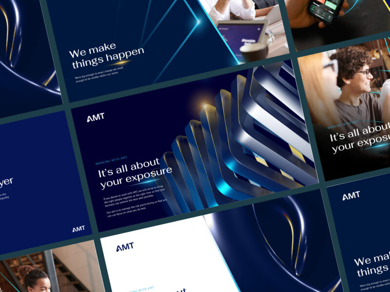 Creating and delivering a brand that elevates AMT within the financial world.