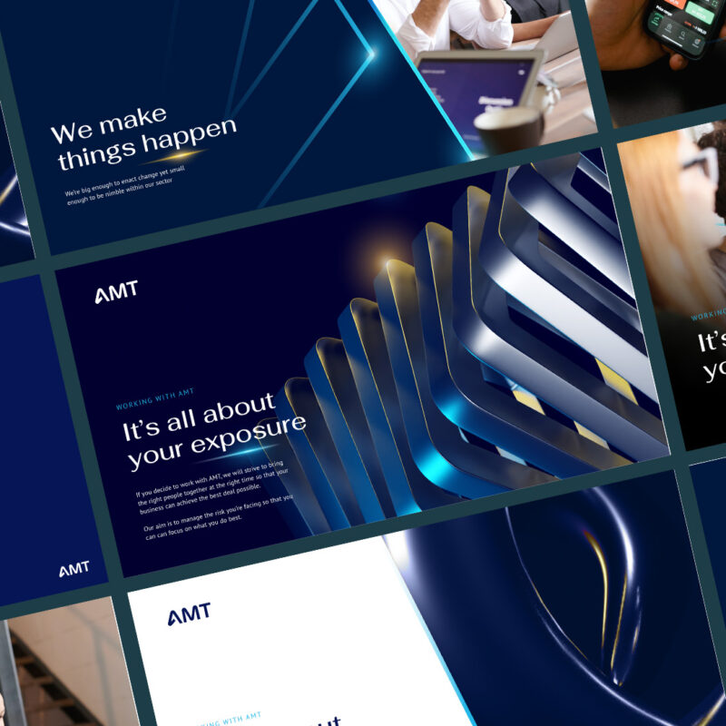 Creating and delivering a brand that elevates AMT within the financial world.