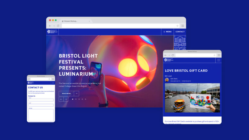 Illustration, web design and development to help encourage high street footfall.
