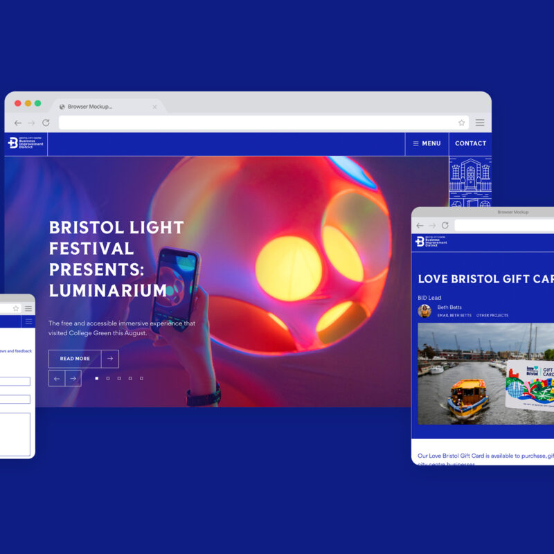 Illustration, web design and development to help encourage high street footfall.