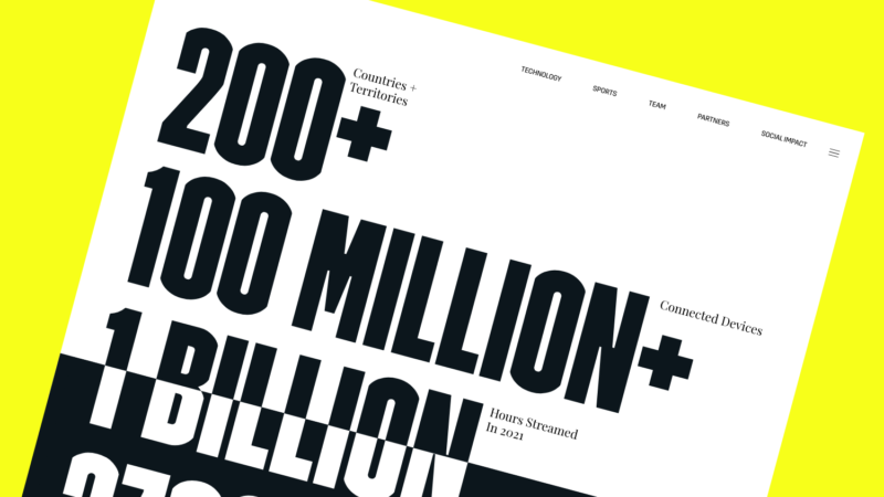 Crafting and creating a digital presence for the sports broadcaster.