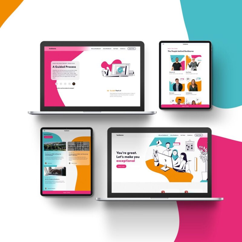 Website design, development, bespoke illustrations, and video assets.