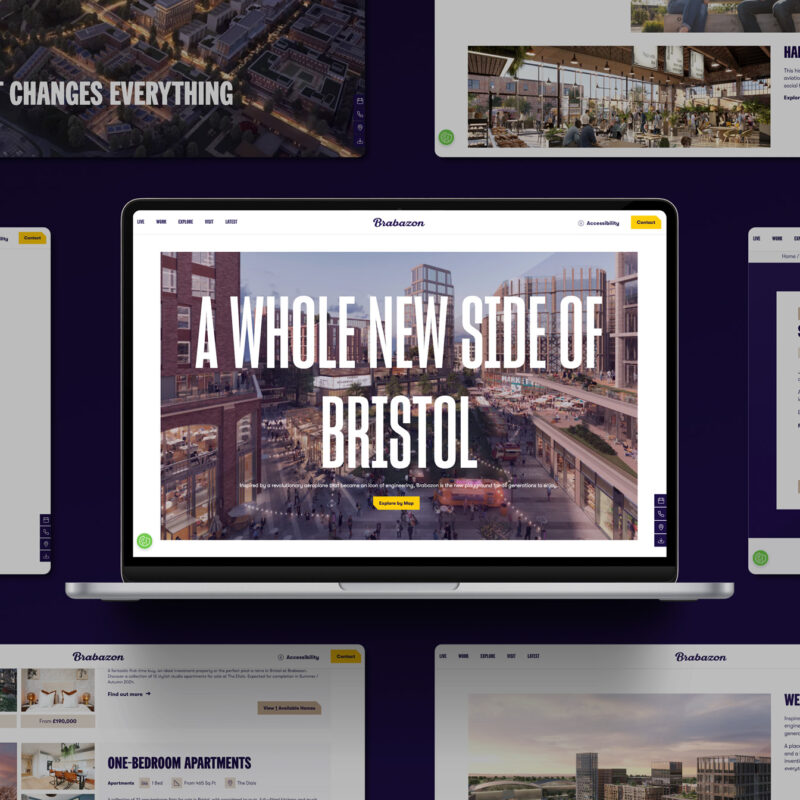Website and Umbraco development for exciting new district of Bristol.