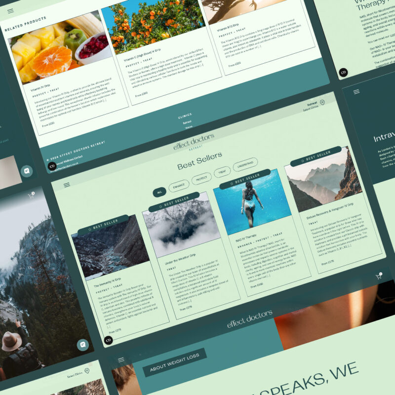 Optimising the digital landscape of a London based IV drips clinic.